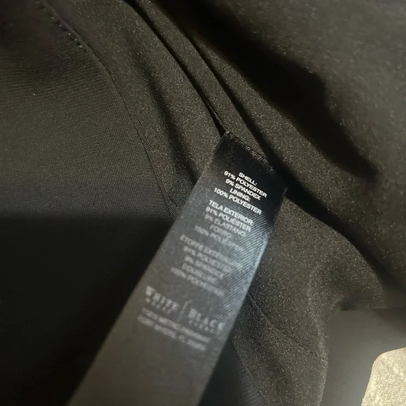 White House Black Market Black Blazer with Zipper Details - Picture 3 of 5